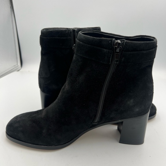 KATE SPADE  NY Madelaine Black Suede Ankle Booties Women’s Size US 8 EU 38.5 NEW - Picture 6 of 12